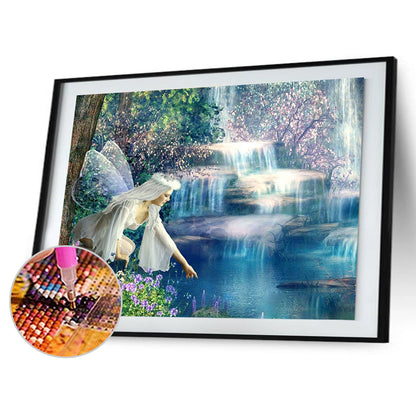 Girl - Full Round Drill Diamond Painting 40*30CM