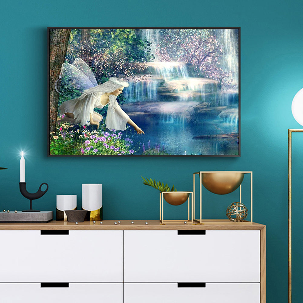 Girl - Full Round Drill Diamond Painting 40*30CM