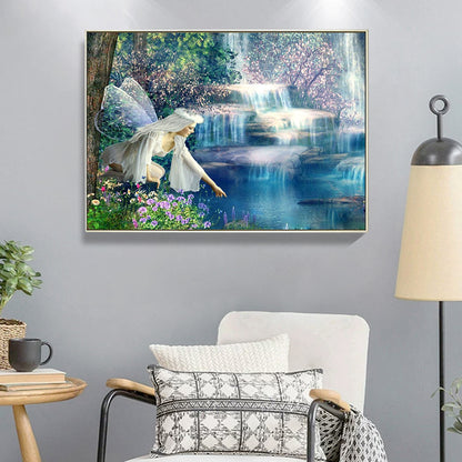 Girl - Full Round Drill Diamond Painting 40*30CM