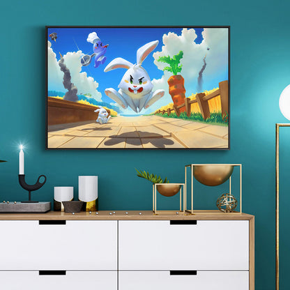 Rabbit - Full Round Drill Diamond Painting 40*30CM