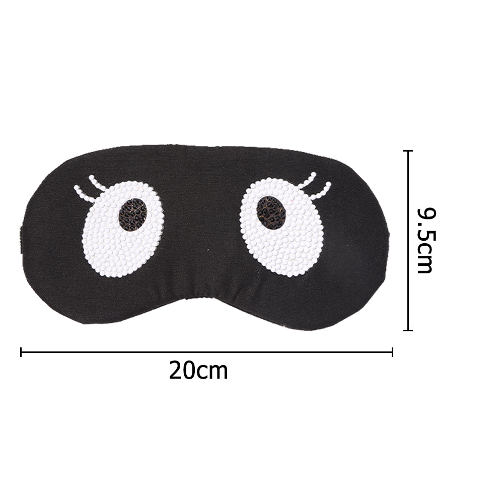 Cartoon DIY 5D Mosaic Diamond Eye Shade Point Drill Sleeping Eye Shades