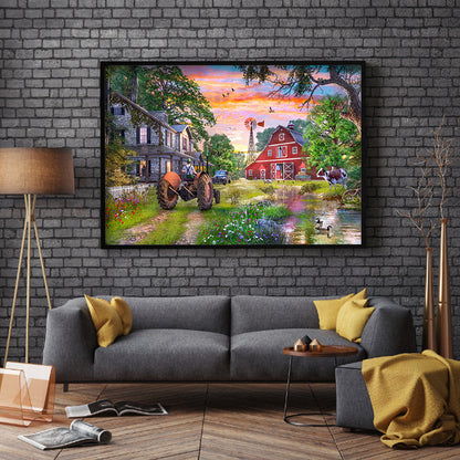 House Scenery - Full Round Drill Diamond Painting 50*40CM
