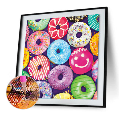 Donuts - Full Round Drill Diamond Painting 30*30CM