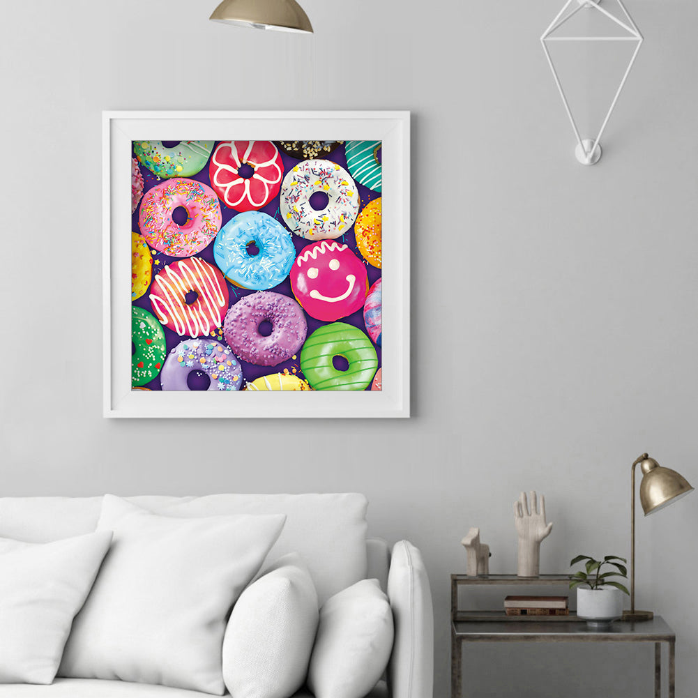 Donuts - Full Round Drill Diamond Painting 30*30CM