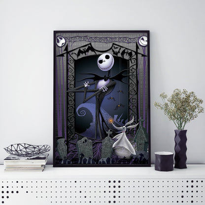 Skeleton - Full Round Drill Diamond Painting 30*40CM