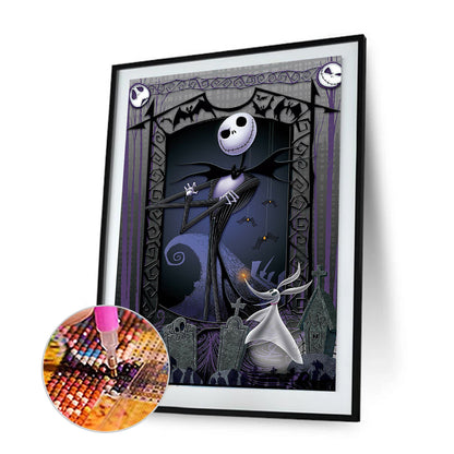 Skeleton - Full Round Drill Diamond Painting 30*40CM