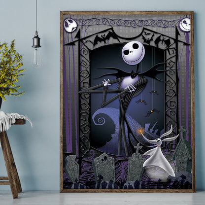 Skeleton - Full Round Drill Diamond Painting 30*40CM