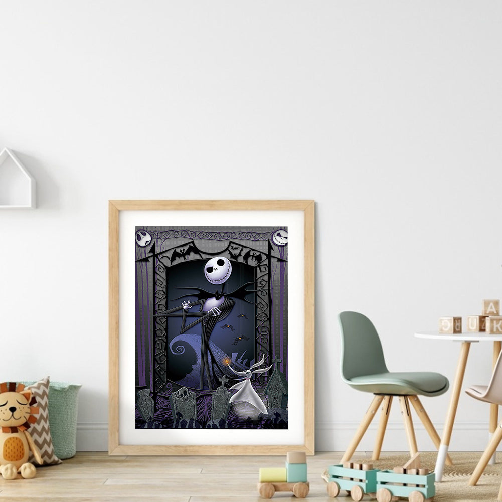 Skeleton - Full Round Drill Diamond Painting 30*40CM