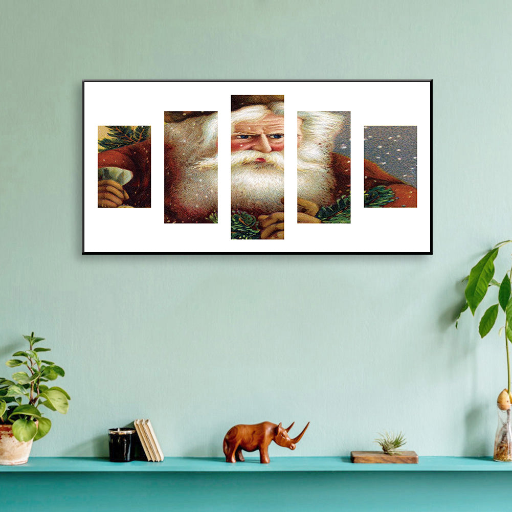 Santa Claus - Full Round Drill Diamond Painting 80*40CM