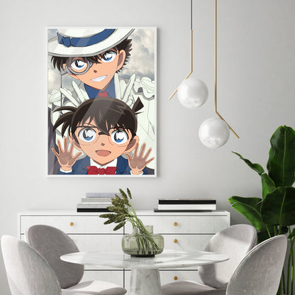 Boy Detective - Full Round Drill Diamond Painting 30*40CM