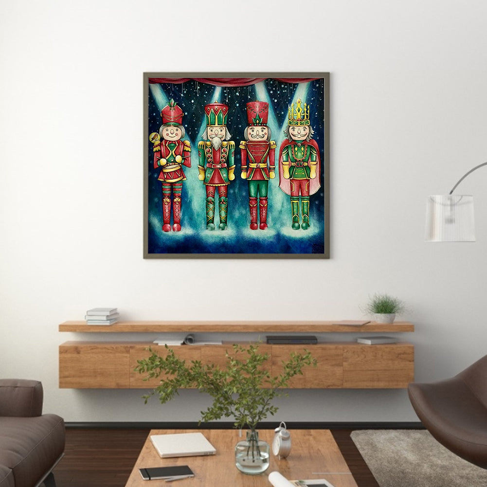 Nutcracker - Full Round Drill Diamond Painting 40*40CM