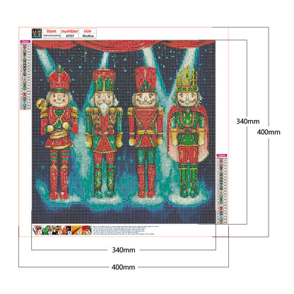 Nutcracker - Full Round Drill Diamond Painting 40*40CM