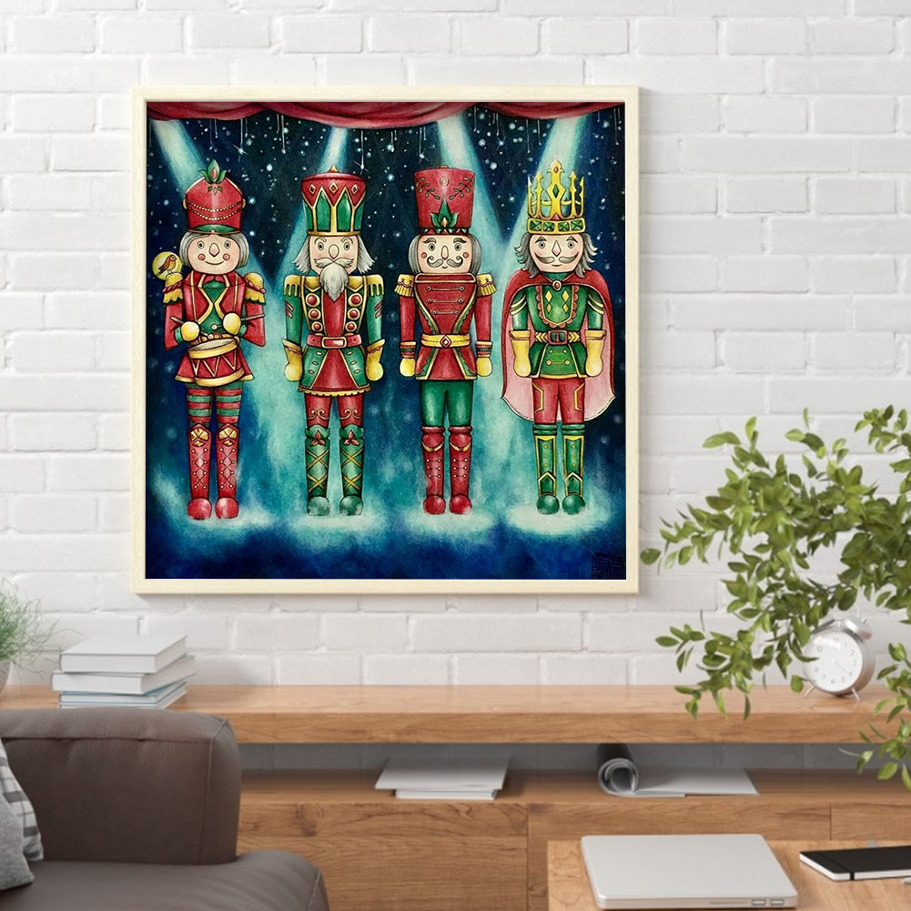 Nutcracker - Full Round Drill Diamond Painting 40*40CM