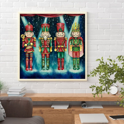 Nutcracker - Full Round Drill Diamond Painting 40*40CM