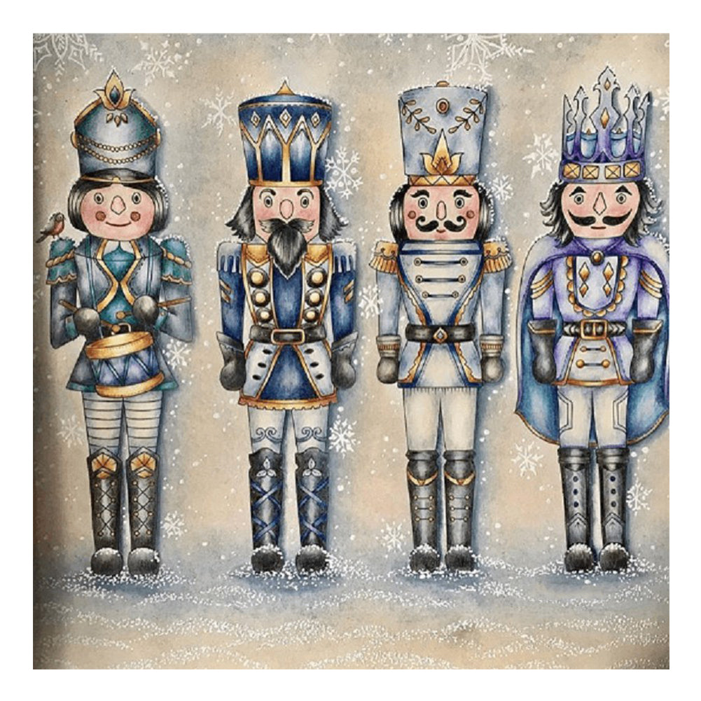 Nutcracker - Full Round Drill Diamond Painting 40*40CM