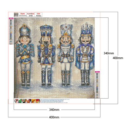 Nutcracker - Full Round Drill Diamond Painting 40*40CM