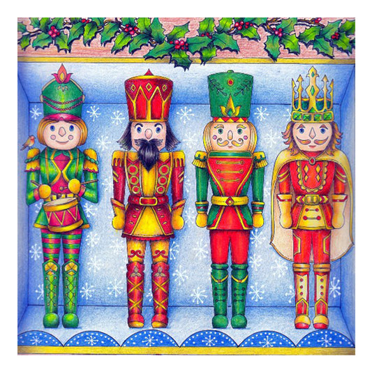 Nutcracker - Full Round Drill Diamond Painting 40*40CM