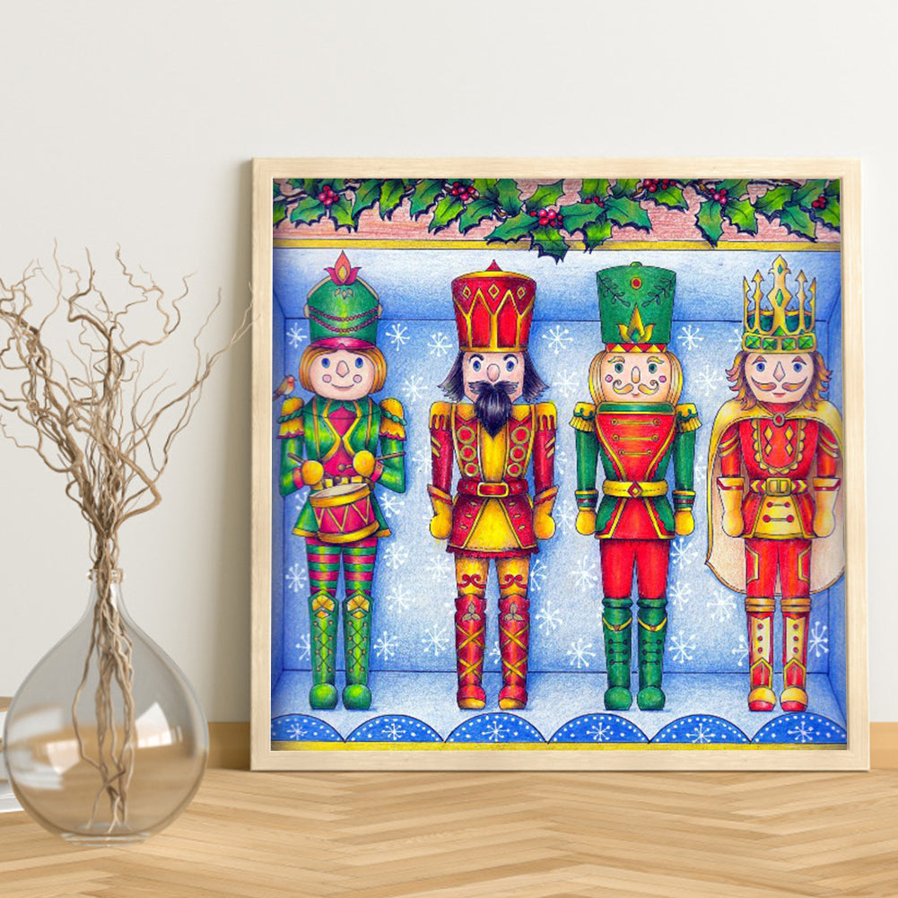 Nutcracker - Full Round Drill Diamond Painting 40*40CM