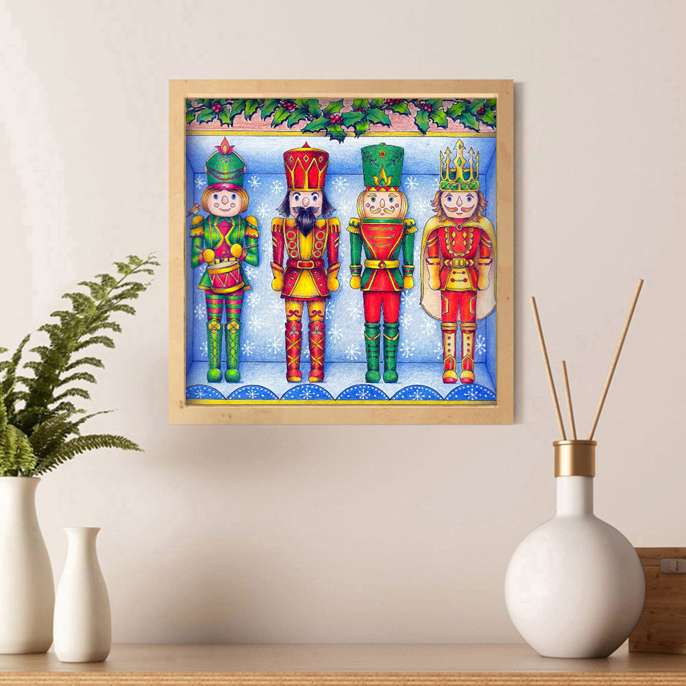 Nutcracker - Full Round Drill Diamond Painting 40*40CM