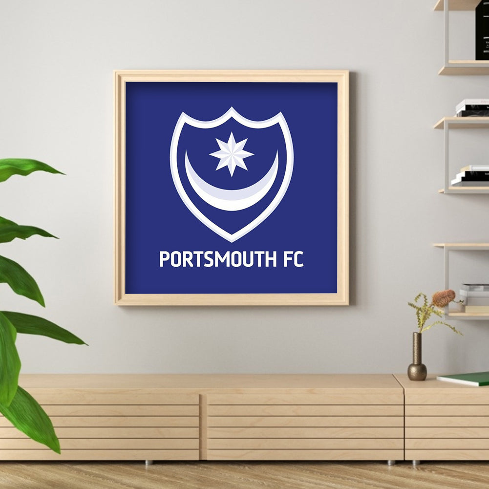 Football Logo - Full Round Drill Diamond Painting 30*30CM