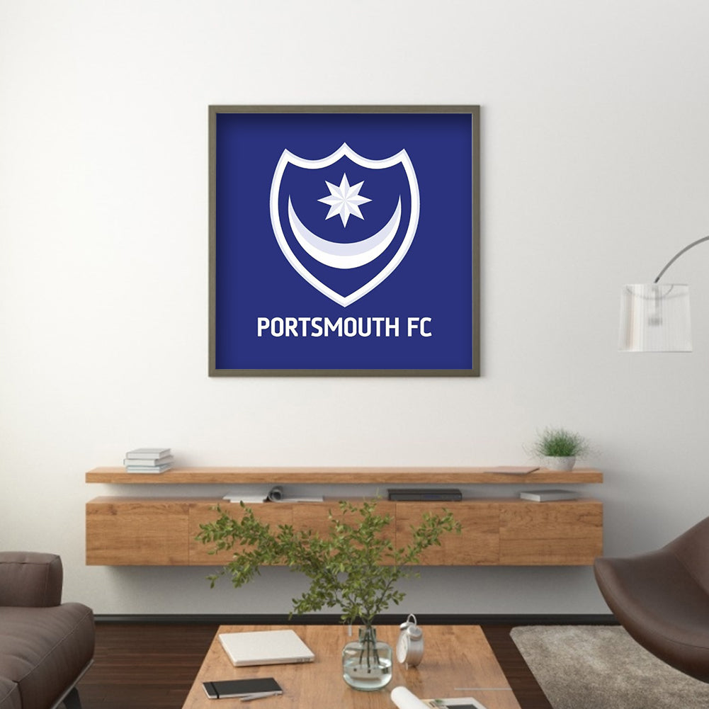 Football Logo - Full Round Drill Diamond Painting 30*30CM