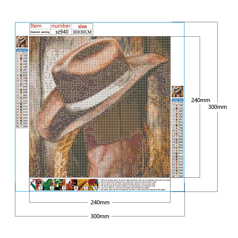 Cowboy Hat - Full Round Drill Diamond Painting 30*30CM