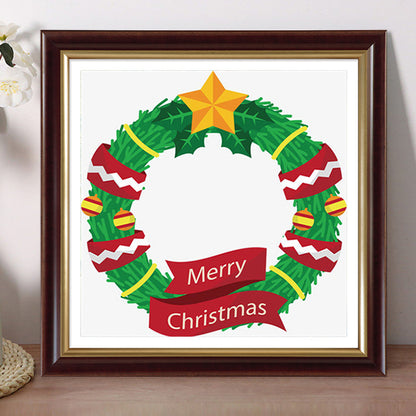 Wreath Star - Full Round Drill Diamond Painting 40*40CM