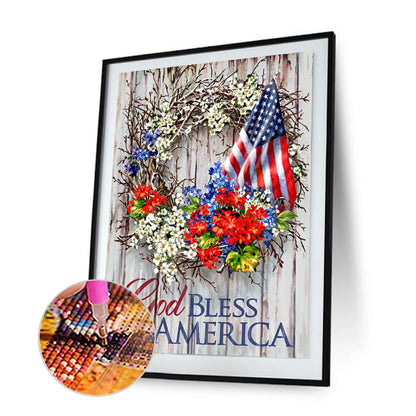 Flag Garland - Full Round Drill Diamond Painting 30*40CM