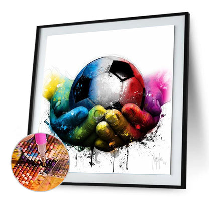 Football - Full Round Drill Diamond Painting 30*30CM