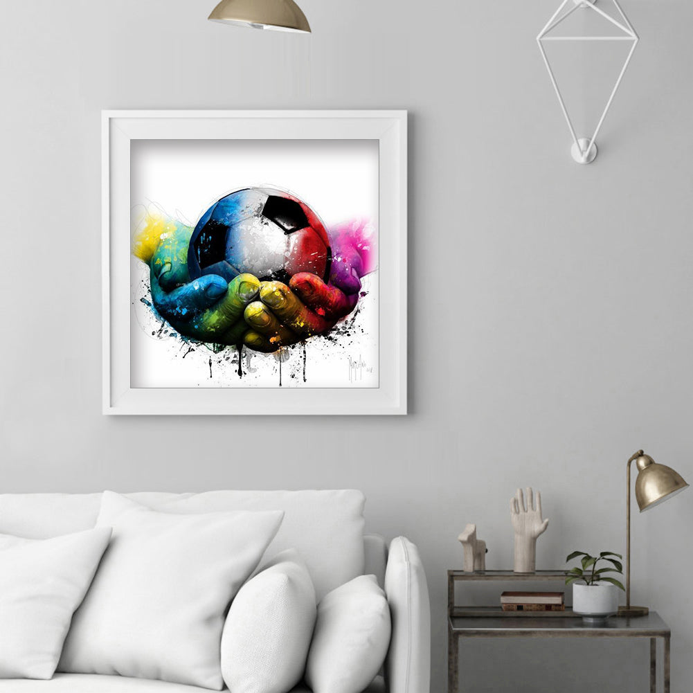 Football - Full Round Drill Diamond Painting 30*30CM