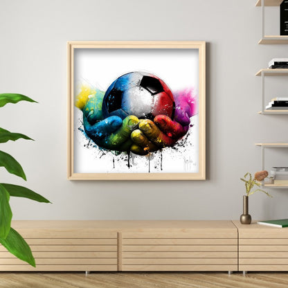 Football - Full Round Drill Diamond Painting 30*30CM