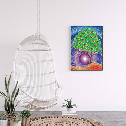 Tree - Special Shaped Drill Diamond Painting 30*40CM