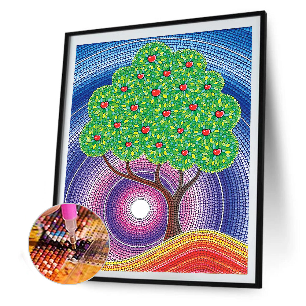 Tree - Special Shaped Drill Diamond Painting 30*40CM