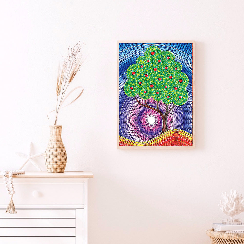 Tree - Special Shaped Drill Diamond Painting 30*40CM