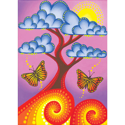 Tree - Special Shaped Drill Diamond Painting 30*40CM