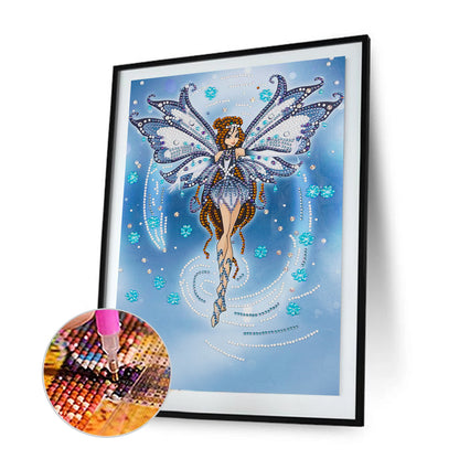 Winged Fairy - Special Shaped Drill Diamond Painting 30*40CM