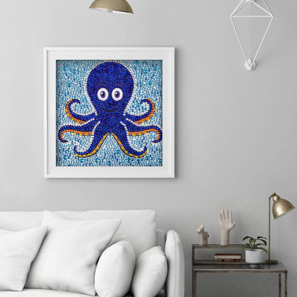 Cartoon Octopus - Special Shaped Drill Diamond Painting 18*18CM