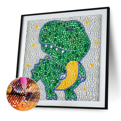 Cartoon Dragon - Special Shaped Drill Diamond Painting 18*18CM