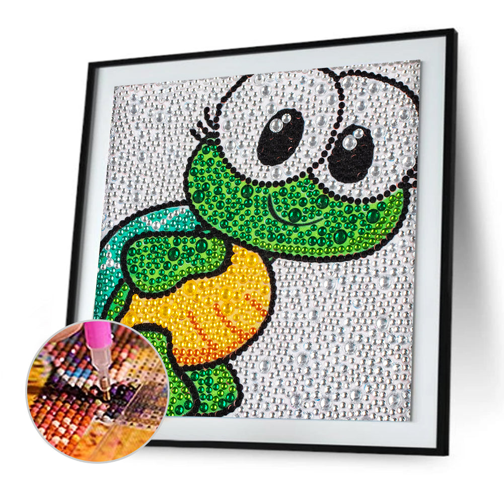 Cartoon Turtle - Special Shaped Drill Diamond Painting 18*18CM