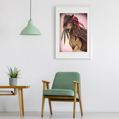 Horse - Full Round Drill Diamond Painting 30*40CM