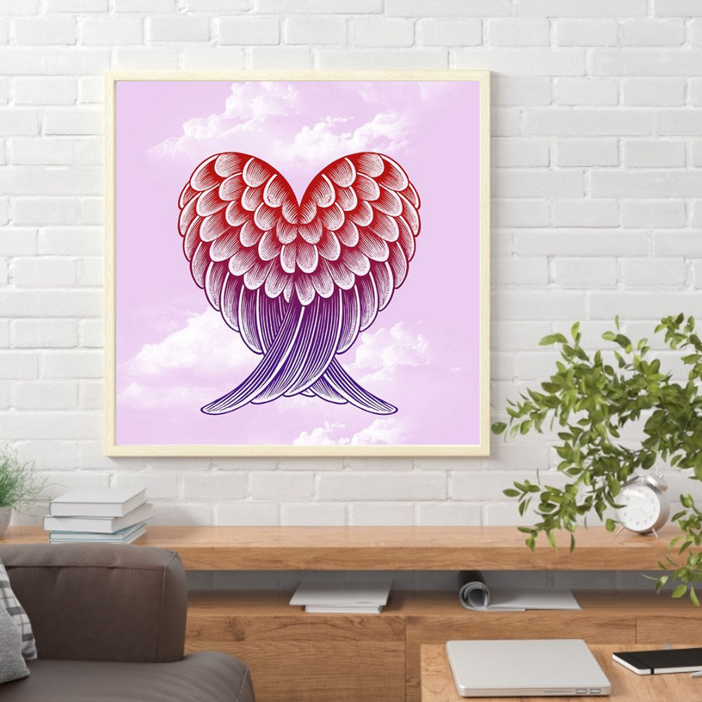 Angel Wings - Full Round Drill Diamond Painting 30*30CM