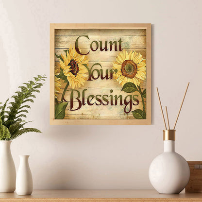 Blessings Letter - Full Round Drill Diamond Painting 30*30CM