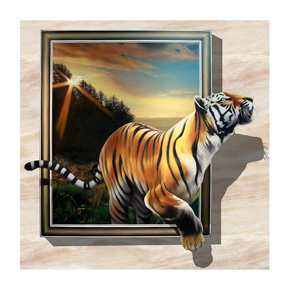 Tiger - Full Round Drill Diamond Painting 50*50CM