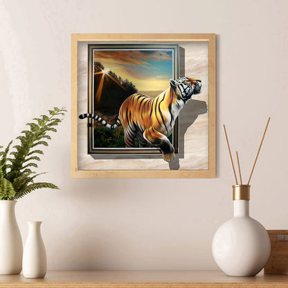 Tiger - Full Round Drill Diamond Painting 50*50CM