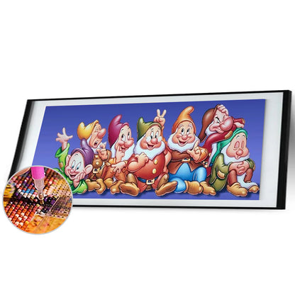 Seven Dwarfs - Full Round Drill Diamond Painting 80*30CM