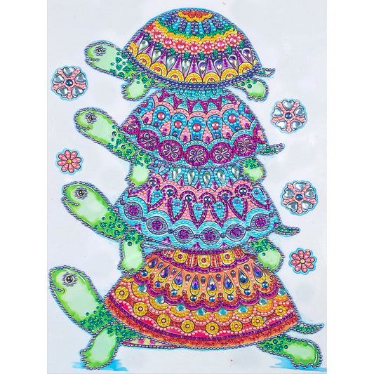 Turtles - Special Shaped Drill Diamond Painting 30*40CM