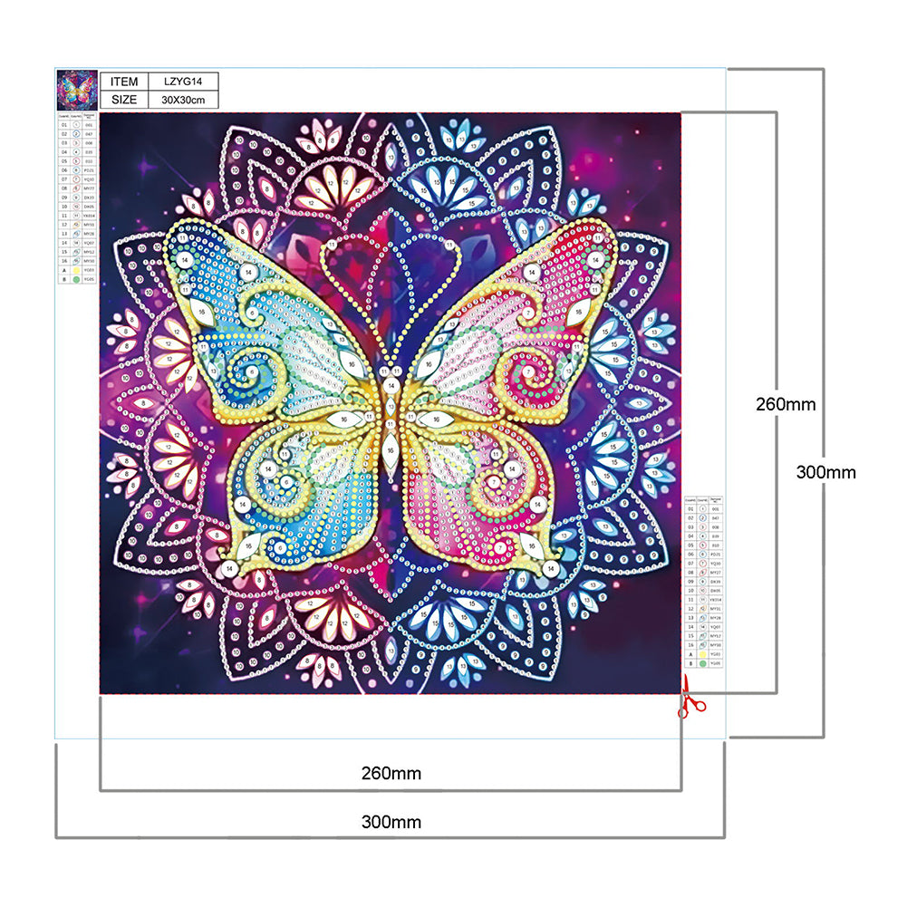 Luminous Animals - Special Shaped Drill Diamond Painting 30*30CM