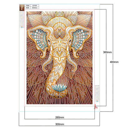 Luminous Animals - Special Shaped Drill Diamond Painting 30*40CM