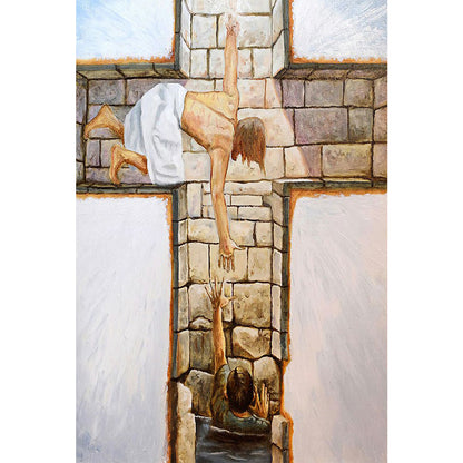 Salvation Hand - Full Round Drill Diamond Painting 35*50CM