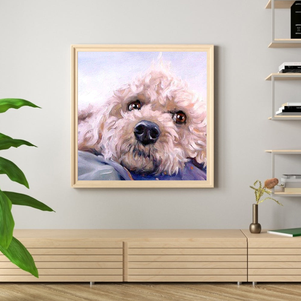 Dog - Full Round Drill Diamond Painting 30*30CM